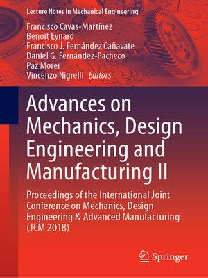 cover image of Advances on Mechanics, Design Engineering and Manufacturing II